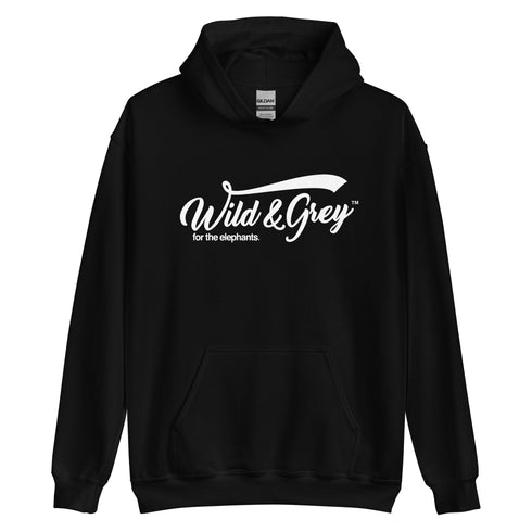 Retro Elephant Logo - Over Head Mens Hoodie